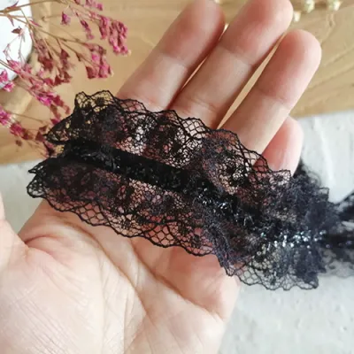 Vải Voan Viền Ren Thủ Công DIY Cho Váy Tay Áo Cổ Xếp Ly Ren Viền Trang Trí Nhà Cửa May Vá