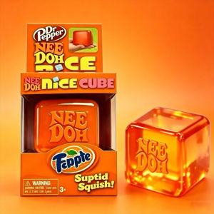 Dr Pepper X NeeDoh Nice Cube Squishy Soft Sensory Fidget Toy Stress Relief Anxiety Relief for Adults and Kids