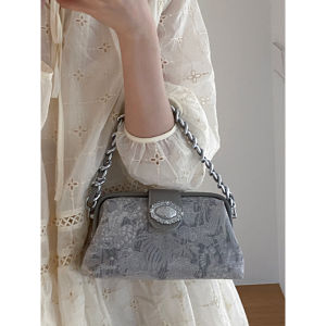 Advanced Texture Niche Style Bag Female 2023 New Arrival Summer Satchel Doctor Bag Easiest for Match Ins Shoulder Messenger Bag