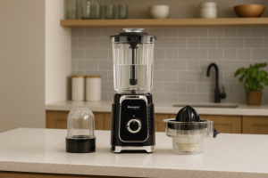 Big Brute 3 in 1 Electric Blender 380W ABS SUS304 Double-layer Bubble Film Safety Packaging 1000ml Capacity Citrus Press Included
