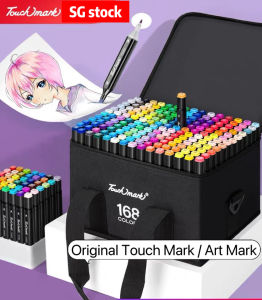 SG Stock Original Touch Mark Art Marker Dual Head Marker With Gifting Bag Paint Bag for Student