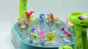 Dinosaur Catapult Battle two-player tabletop game Kids Dinosaur Set Tyrannosaurus rex Simulation Gift Parent-Child Interaction