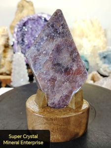 Natural High Grade Nigeria Purple Lepidolite Crystal Ornament PLC02 #Naturalcrystal #homedecor