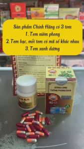 Song Long Thống Phong Đan -Hộp 40 Viên Loại Xịn Có 3 Tem Date Mới Xương Khớp