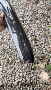 บังท่อคาร์บอน lambretta x200 x300 ผ้าแท้ลาย2 งานครอบ