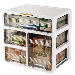 youqin | Home Use Transparent Large Capacity Medicine Storage Box