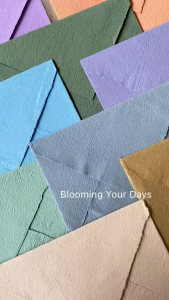 Amplop /Envelope Kertas Daur Ulang/Recycled Paper handmade paper aesthetic papers kertas dekorasi