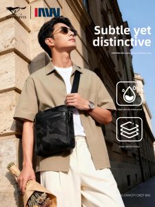 SEPTWOLVES | Men Outdoor Business Large Capacity Crossbody Bag