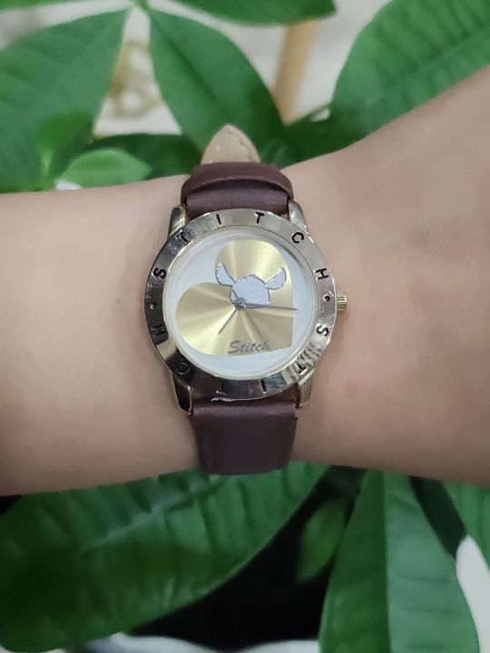 ĐỒNG HỒ SI NHẬT CHÍNH HÃNG DÂY DA DÀNH CHO TRẺ EM - THƯƠNG HIỆU STITCH ...