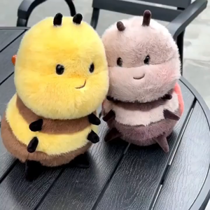 ของเล่นตุ๊กตาผึ้งน้อยน่ารักสำหรับเด็ก ตุ๊กตานอนหลับสบาย มีปีก ของขวัญสำหรับเด็ก