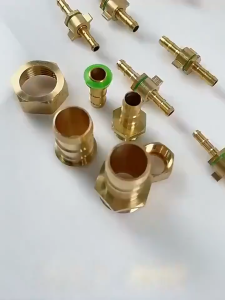 8.5MM Brass Hose Connector High Pressure Brass Hexagon Straight Butterfly Power Sprayer Compatible Hose Pipe Connector