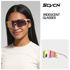 SCVCN Outdoor Photochromic Running Airy Sunglasses Men Women Climbing Glasses Sports Cycling Bicycle UV400 Hiking Goggles