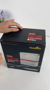 Bể cá cảnh mini trang trí bàn làm việc văn phòng