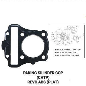 Paking Silinder Cop CHTP Revo Absolute - Gasket Packing Peking Cylinder Silinder Block Head Kop Atas Honda Blade 110