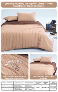 Boyang Home Textile | Student Dormitory Pure Cotton Bed Set Single