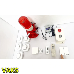 Bộ chuông báo khói MR10 không dây thông minh có 3 tiếng báo động khác nhau_ điều chỉnh âm lượng lớn nhỏ RF433mhz