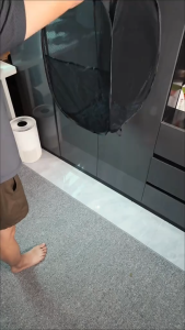 Sọt Lưới Vải Đựng Quần Áo Đồ Dùng Đa Năng Cỡ Lớn Giỏ Vải Đựng Đồ Giặt Gấp Gọn Khung Thép Chắc Chắn