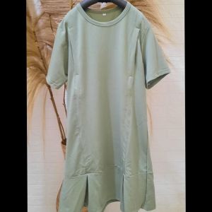 BAJU HAMIL/BUSUI FRIENDLY TUNIK RESLETING BUKAAN KANAN KIRI LENGAN PENDEK