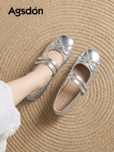 Agsdon | Flat Mary Jane Shoes Single Strap Ballet