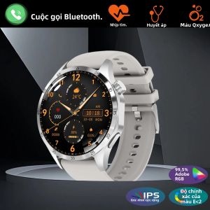 Đồng Hồ Thông Minh GT4 PRO Dành Cho Nam - Màn Hình AMOLED HD Gọi Bluetooth GPS NFC Chống Nước Theo Dõi Sức Khỏe Tương Thích Với Huawei Xiaomi