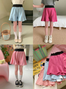 Loose Childrens Short Pants Summer New Style Baby Casual Sports Pants Fashionable All-Match Girls Shorts Korean Style Elastic Waist