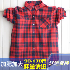 เสื้อเชิ้ตผู้ชายลายสก็อตแขนยาวหลวมๆ บางๆ สำหรับเด็กผู้ชาย วัย 12-13 ปี วัยรุ่น วัย 15 ปี ผ้าฝ้ายผสมโพลีเอสเตอร์ ฤดูใบไม้ผลิและฤดูใบไม้ร่วง