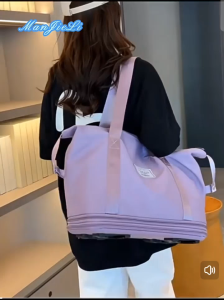 Home Essence SG Expandable Waterproof Vibrant Bag for Travel Fitness & More with Wheels and Durable Design