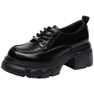 Josiny | Thick Sole Loafers For Women
