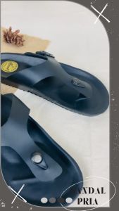 BAREL - sandal pria sandal jepit sandal pria sandal kasual  bincen special hitam