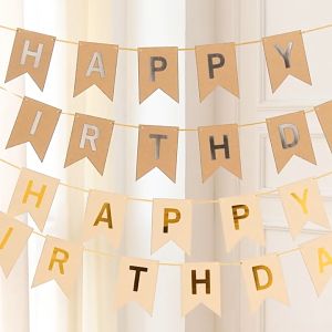 Banner Birthday Segi 5 / Banner Happy Birthday / Cheap Banner11.5X16 cm
