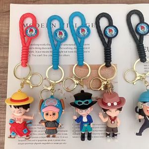 Gantungan Kunci One Piece Keychain Karakter Kartun Luffy One Piece