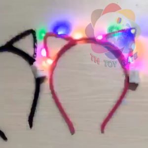 Bờm Nơ Băng Đô Đội Đầu Có Đèn Phát Sáng thời trang dễ thương Cho Bé Gái
