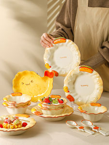 WUXIN | Practical High-End Underglaze Colored Ceramic Dinnerware Set