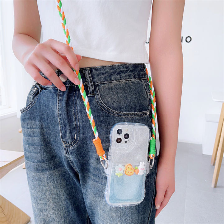 Zeallion dây buộc điện thoại di động đeo chéo dễ thương hoạt hình dây ...
