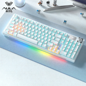 AULA | Wireless Wired Bluetooth Mechanical Keyboard and Mouse Set