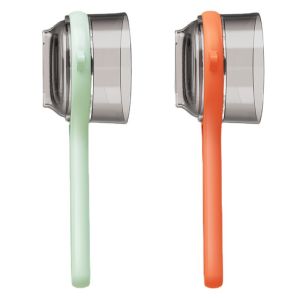 Kitchen Use Fruit And Vegetable Peeler with Storage Tube Splash Proof Multi Functional Safety Peeler for Home Use