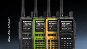 Baofeng UV-5R Mini Walkie Talkie Two Way Radio Bluetooth Programming Multi Band Wireless Copy Frequency Dual PTT Type-C 999CH Green Color