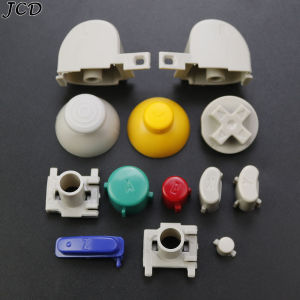 JCD Full Set L R ABXY Z Keypads Buttons for Nintend GameCube NGC Controller Game Colorful Keys Joystick Cover Thumb Grip Caps