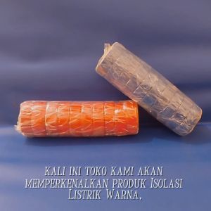 Isolasi Listrik Kecil Vinyil Warna Biru - Merah - Kuning