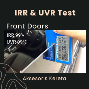 Multilayer Sputter UHD Tint for Cars with 99% Infrared Rays Rejection 99% UV Rejection 94% Total Solar Energy Rejection and 7 Years Warranty.