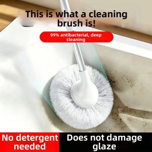 All-Angle Bristle Brush for Bathroom Long Handle