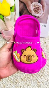 MYFEIDA-FEDOR E-086-2 SANDAL ANAK KARAKTER HEWAT CAPYBARA/SANDAL FEDOR D-086-2 CAPYBARA ANTISLIP