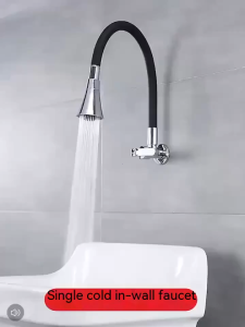 Toolshub 360 Rotating Stainless Steel Kitchen Sink Faucet with Flexible Neck and Dual Spray Modes for Hot or Cold Water