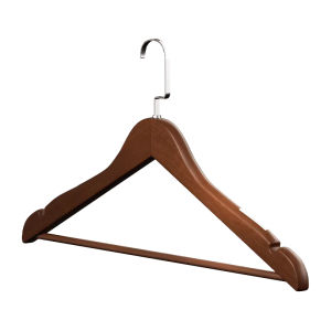 UKOBT | Retro Non-Marking Anti-Slip Shoulder Protecting Wooden Hangers