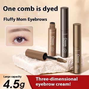 SeasTina bền lâu lông mày tự nhiên Kem lông mày ba chiều mịn màng trang điểm không phai Kem lông mày ba chiều chống thấm mồ hôi không thấm nước