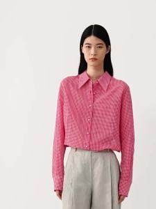 ICICLE | Summer New Cotton Silk Gauze Long Sleeve Shirt