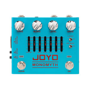 JOYO R-26 MONOMYTH Bass Guitar Preamp Effect 6 Band-Graphic EQ Control Cabinet Simulation Tone Bass Preamp Analog Pedal