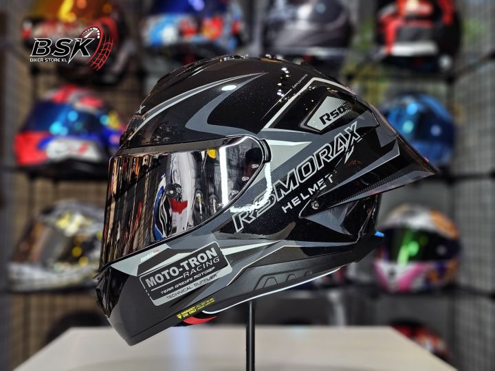 Original Rsmorax R50s Pro Moto-Tron Full Face Helmet Moto-Tron