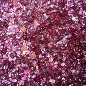Crystal Chips Pecahan Batu Kristal Gelas Kaca RUBY Warna Ungu BATU RUBI Elegant Hiasan Resin Glass Shards Mica Stone Flakes