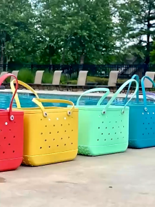 Beg getah ringan kalis air Beg EVA Pelbagai Guna serbaguna multipurpose tote bag waterproof rubber bag suitable for daily work travel picnic mom beach casual style ABS